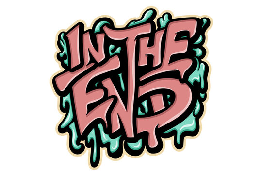 In the end typography