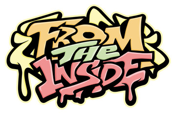 From the inside typography