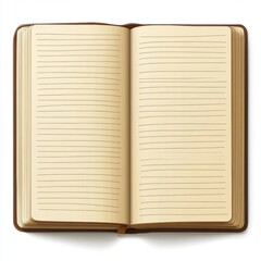 open book with blank pages