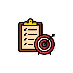 vector illustration of a clipboard