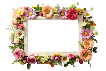 Lovely floral photo frame