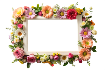 Lovely floral photo frame