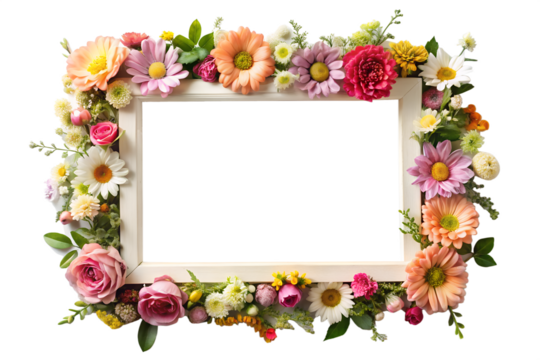 Lovely floral photo frame