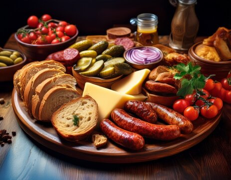 Abendbrotplatte rustikal