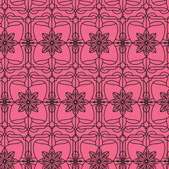 Geometric abstract seamless pattern