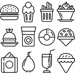 fast food icons