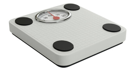 Fototapeta premium Isolated Bathroom Scale Weight Measurement Fitness