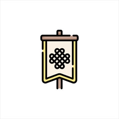 vector illustration of casino chips