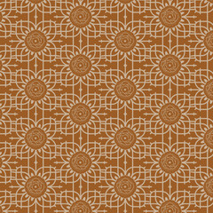 Geometric abstract seamless pattern