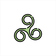 abstract floral design