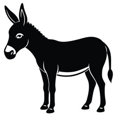 Donkey Vector Silhouette