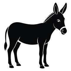 Donkey Vector Silhouette