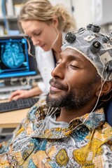 Psilocybin Therapy Session with EEG Monitoring in Medical Center