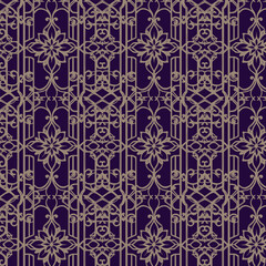 Geometric abstract seamless pattern