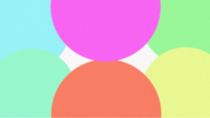 abstract Colorful  background with grain and noise texture. Abstract background with circles.