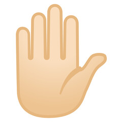 Raised Hand Light Skin
