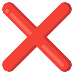 Cross Mark Red
