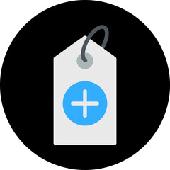 Add Tag single vector illustration icon
