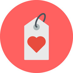 Favorite Tag single vector illustration icon
