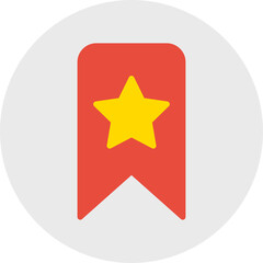 Favorite Bookmark single vector illustration icon