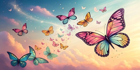 Butterfly background