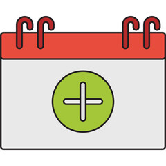 Create Event single vector illustration icon