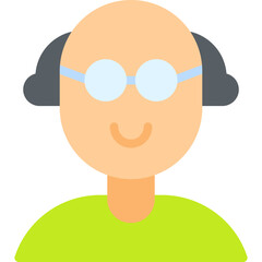 Scientist single vector illustration icon