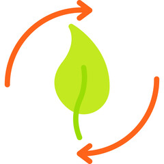 Renewable Energy single vector illustration icon