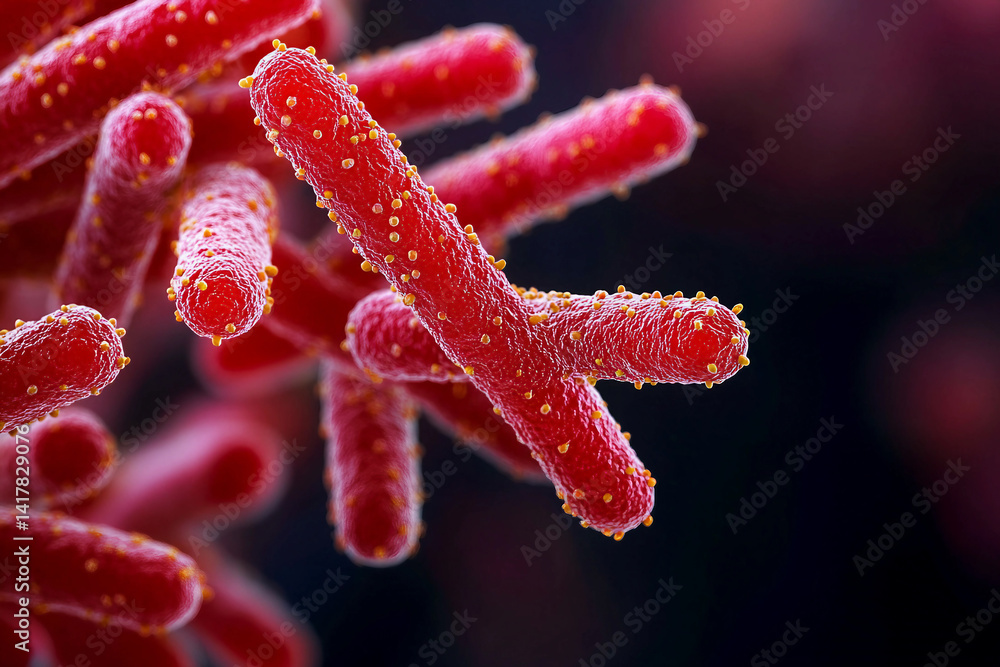 Poster generative ai depiction of glowing dna structure showcasing biological and scientific concepts in vi