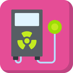 Radiation Detector single vector illustration icon