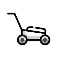 Stylish Minimalist Scooter Illustration on a Black Background
