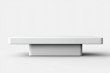 Modern white table design featuring a minimalist style perfect for contemporary interior spaces