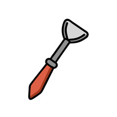 Modern Bottle Opener Illustration on a Black Background