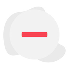 Minus single vector illustration icon