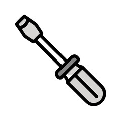 Stylized light gray dropper on a black background