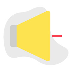 Volume Down single vector illustration icon