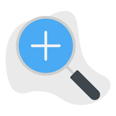 Obraz premium Zoom Out single vector illustration icon