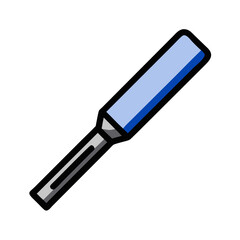 Chisel Tool Illustration for Woodworking Projects and Designs