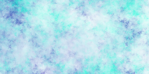 Light blue designed grunge texture in vintage background. Cloudy blue sky various natural clouds and smoke watercolor design background. 
