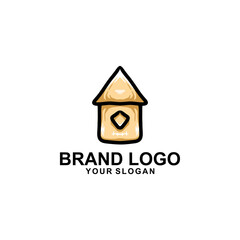 house logo design with color soft for your company