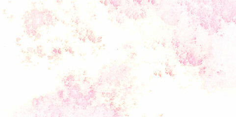 Obraz premium Pink and pale watercolor background. Watercolor canvas for splash design. Abstract light pink texture background with curly color splash design background.