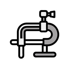 Minimalist VR Headset Illustration for Technology Concept on Black