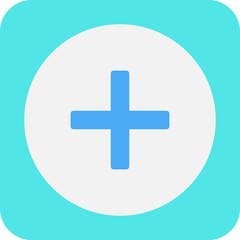 Obraz premium Plus single vector illustration icon