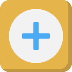 Obraz premium Plus single vector illustration icon