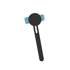 Mallet Illustration on Black Background
