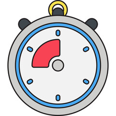 Chrono single vector illustration icon