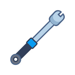 Torque Wrench Illustration: Automotive, Repair, Tool Concept