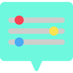 Parameters single vector illustration icon