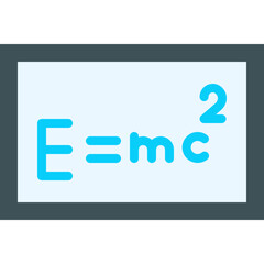 Solving Formula single vector illustration icon