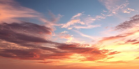 Fototapeta premium Dramatic sunset cloudscape